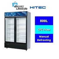 Hitec 2 Door Display Chiller Showcase HTC-808D2 / Morgan 850L Double Door Chiller Showcase MCS-850D