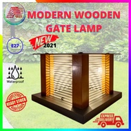 [NEW DESIGN]Outdoor Gate Light Outdoor Gate Lamp Weather Proof Outdoor Pillar Light E27 Lampu Pagar/LAMPU TIANG