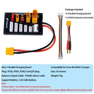 2-6S Lipo Battery Charger Board Parallel Charging Adapter XT90 XT60 XT30 JST T Plug Connectors For I