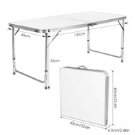 NARS Picnic Table โต๊ะเอนกประสงค์ปิกนิกพับได้ ปรับระดับขาได้ ทนแดด ทนฝน 122x61x58-74cm รูร่ม