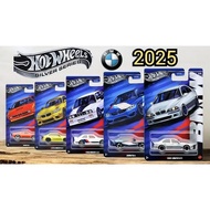 Hot Wheels 2025 silver line bmw Series M1 M2 M3 M4 M5 Diecast Car Model