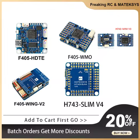 MATEK H743-SLIM V4 H743-MINI V3 H7A3-WING F405-WING V2 F405-WMO F405-HDTE for RC Multirotor Airplane