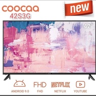 Jual TV Android CooCaa 42 inch Netflix - android 9 - Smart Tv - Google
