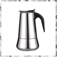 (ERBS) Stainless Steel Induction Stovetop Espresso Maker  Italian Style Coffee with Moka Pot in Mode