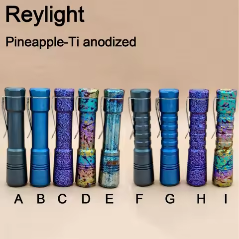 Reylight Pineapple-Ti anodized 14500 Flashlight