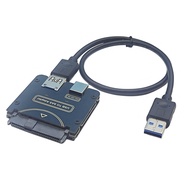 GO Auto-SAS 29Pin SFF-8482 to USB 3.0 Adapter USB to SAS Drive Cable with Chipset and Power Port (Ne