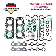 Münster Head Top Set Gasket MD971345 for Proton Perdana V6 6A12 (Metal) - 0.8mm / 1.5mm