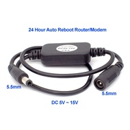 24 Hour Auto Reboot Router Routing Timer Reset Tool DC Power Manager 5V 9V 12V