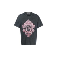 VERSACE JEANS COUTURE FW22 T Shirt Mens Gray 73GAHP01-CJW0P-805