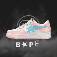 A BATHING APE Bape STA Men Women Star Label Printed Graffiti Skateboard Shoes RUVU