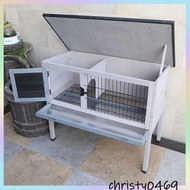 Outdoor rabbit cage breeding cage sunscreen anti-corrosion and rainproof