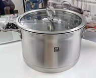 ZWILLING 3-layer stainless steel steamer steam pot concentrated cooking pot stock pot 27cm