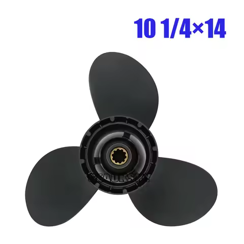58100-95D01-019 Propeller 10 1/4x14 For Suzuki Outboard Motor 20hp 25hp 30hp Boat Engine Aluminum Sc