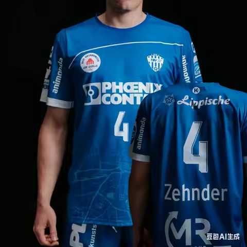 Lemgo Lippe Zehnder #4 2025-26 HBL New Arrival Germany Handball Jersey 3D Printed T-Shirt Home Away 