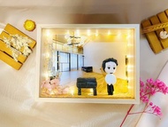 客製化黏土人偶相框/感謝禮物/情侶朋友同事老師/客製化送禮首選