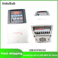 22B-D1P4N104 PowerFlex 40 0.4 kW 480V AC Drive 22BD1P4N104 New Original