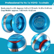 N8 Aluminum Professional Yo Yo - Blue