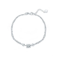 Chow Tai Fook 18K 750 White Gold Bracelet P154153