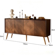 4 Door 4 Drawer Sideboard Storage Display Cabinet Cabinet Spacious Storage (4.59ft)