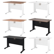 4ft/5ft/6ft Rectangular Office Table / Writing Table / Executive Table / Meja Pejabat / Metal J Leg