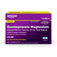 Esomeprazole Magnesium Delayed Release Capsules, 20 mg, Acid Reducer, Heartburn Medicine, 42 Count