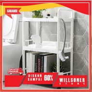 Trolley Rack Cosmetic Rack Spice Rack Kitchen Rack Bathroom Rack with Wheels MG936