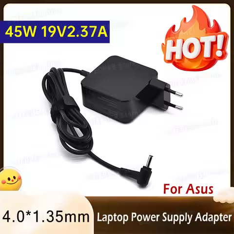 45W 19V 2.37A Laptop Charger With 4.0*1.35mm Ports For Asus X540 F553 X553M X556U Q304 K556 Zenbook 