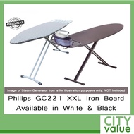 Philips GC221 Ironing Board | XXL Version | Available in White and Limited Edition Black | Original 