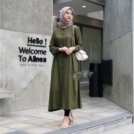 Gamis Dress Baju Fashion Pakaian Muslim Wanita Dewasa Terbaru 2021