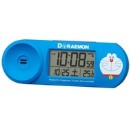 SEIKO Clock Table 07: Doraemon Blue Body Size: 5.1 X 14.4 4.2 Cm Alarm Radio Waves Digital Loud Volume CQ614L