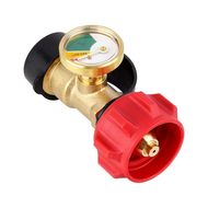 Gas Pressure Meter Level Indicator Leak Detector Gas Pressure Meter Universal for Gas Grill Lantern 
