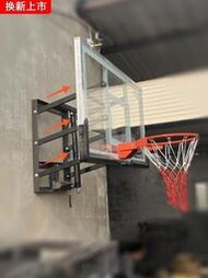 掛墻壁式壁掛式成人家用兒童籃板籃框培訓戶外電動升降室內籃球架