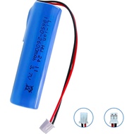 3.7V 18650 Battery 2600mAh High-Performance 3.7Volt 18650 Rechargeable Batteries with XH2.54 Connect