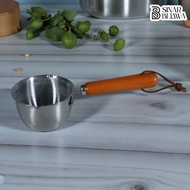 Mini Milk Sauce Pan Stainless Steel 410 Dual Drainage