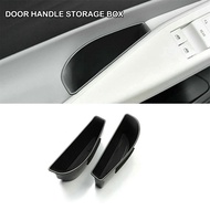 2Pcs Car Front Door Storage Box Organizer Auto Door Handrail Sort Out Storage Box For VW ID.4 ID4 ID