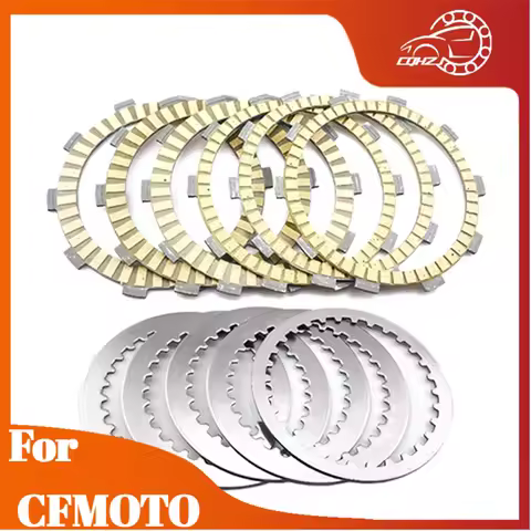 CQHZJ Motorcycle Clutch Friction Plates Steel Plates Disc Kit For CFMOTO 450SR 450MT 450NK 450CL-C C