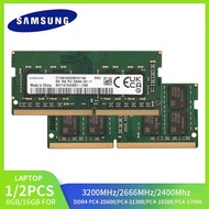DDR4แรมแล็ปท็อปซัมซุง8GB 3200MHz 16GB 2666Mhz 2400MHz 4GB 2133MHz RAM PC4หน่วยความจำแล็ปท็อป2133P 2400T 2666V 3200AA