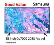 Samsung 55 inch UHD 4k Smart Tv Cu7000 2023 Model