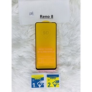 ฟิล์ม ฟิล์มกระจกโทรศัพท์มือถือสำหรับรุ่นOPPO Renoแบบเต็มจอ9D FULLทุกรุ่น!Reno2|Reno2F|Reno5|Reno6|Reno8|Reno10X