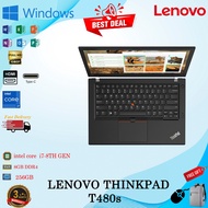 (READY STOCK) Lenovo Thinkapd T480s Intel Core I7-8TH Gen Processor , 8GB Ram ,256GB SSD