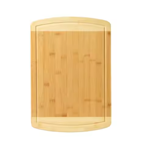 Bamboo Cutting Board, 12.4 x 17.7in, 100% Natural Bamboo