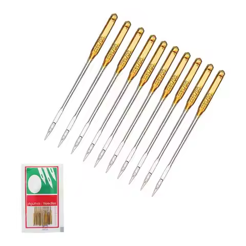 10pcs/Set Household Durable Sewing Machine Needles For Brother Singer Janome Juki Also Fit Old Sewin
