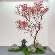 Indoor Green Plant Display Window Maple Tree Plant Decoration Simulation Simple Landscape Bionic Sim