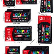 1 Box Of GN8101 Direct Liquid Acrylic Markers, 3 Generations, Large Ink Output, Uniform Color, Stack