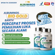 Bio Gold - 2 BOTTLES Albuminos Snakehead Fish Extract Capsules 500 mg Post-Caesarean Wound Care