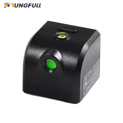 Portable Mini Cross Laser Levels Green Light Laser Beam Horizontal Line Vertical Line Precise Level 