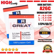 Baterai Battery HighQuality Double Power Evercross Cross Evercoss A26C Untuk Hp Jadul Batre
