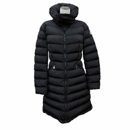 全新★ MONCLER 2023 FLAMETTE 長款羽絨服，附貼布，可收納帽子，黑色，3 碼，羅馬尼亞製造，正品，女款，含衣架。