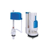 212mm low block drainer - 2-button water tank for 1-piece piston-level toilet toilet bowl