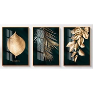 WCC Collage Photo Card Art Decor Luxery Gold |Plant Series LGP4 LGP5